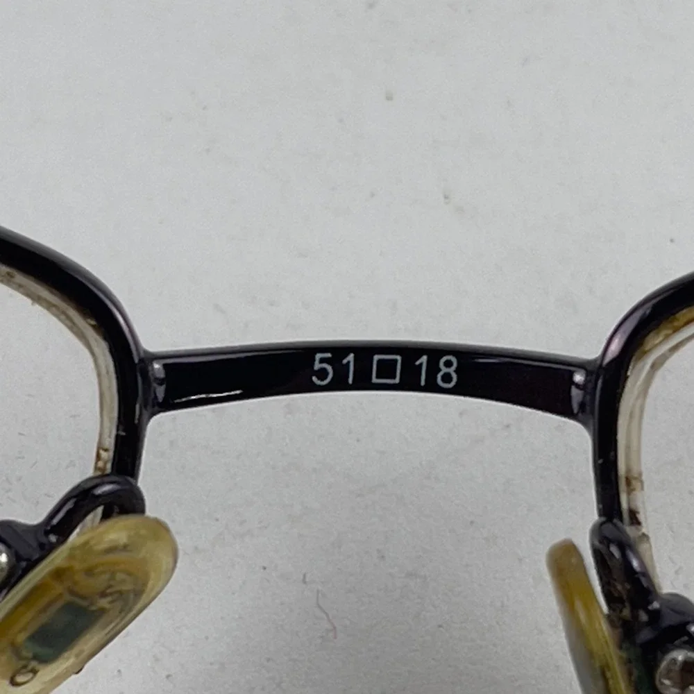 Guess GU2215‎ PUR Women's Eyeglasses Frame Purple Metal Half Rim 51-18-135 mm